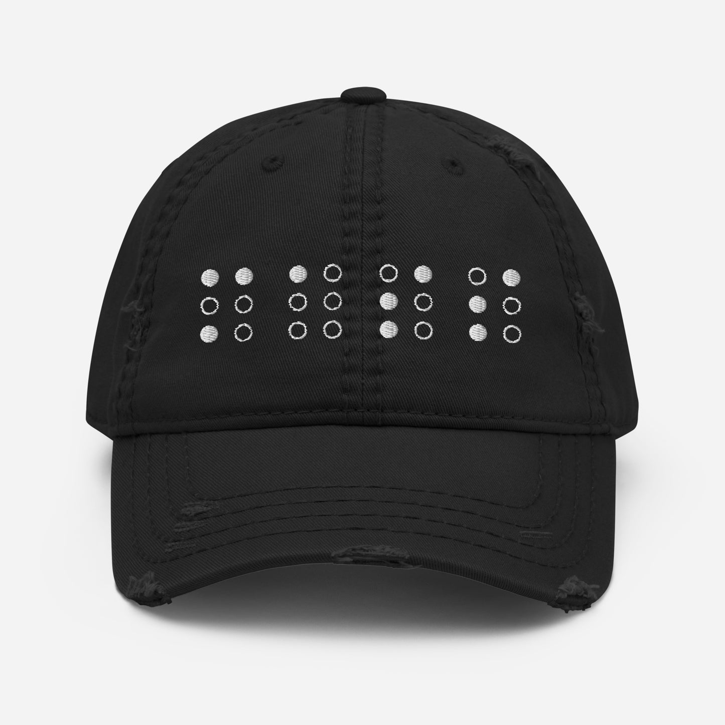 MASS Braille - Distressed Dad Hat