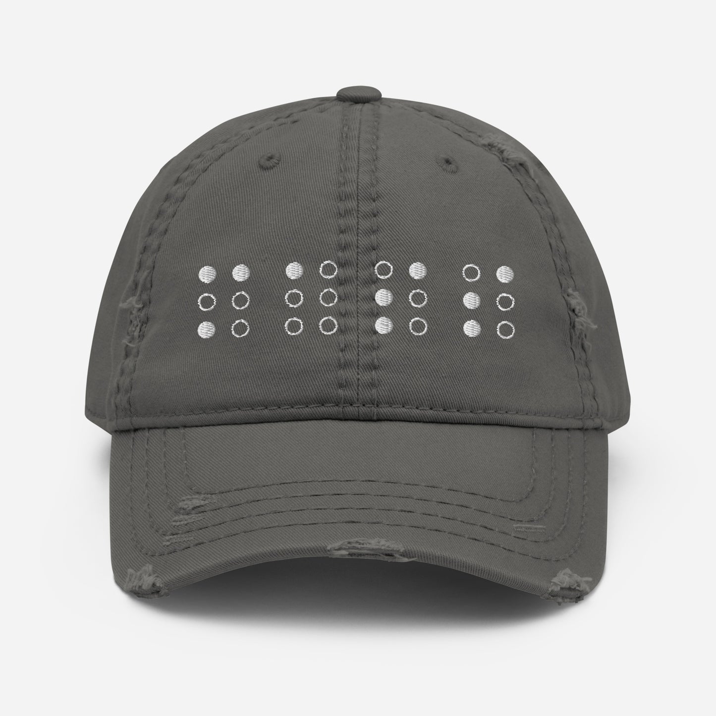 MASS Braille - Distressed Dad Hat