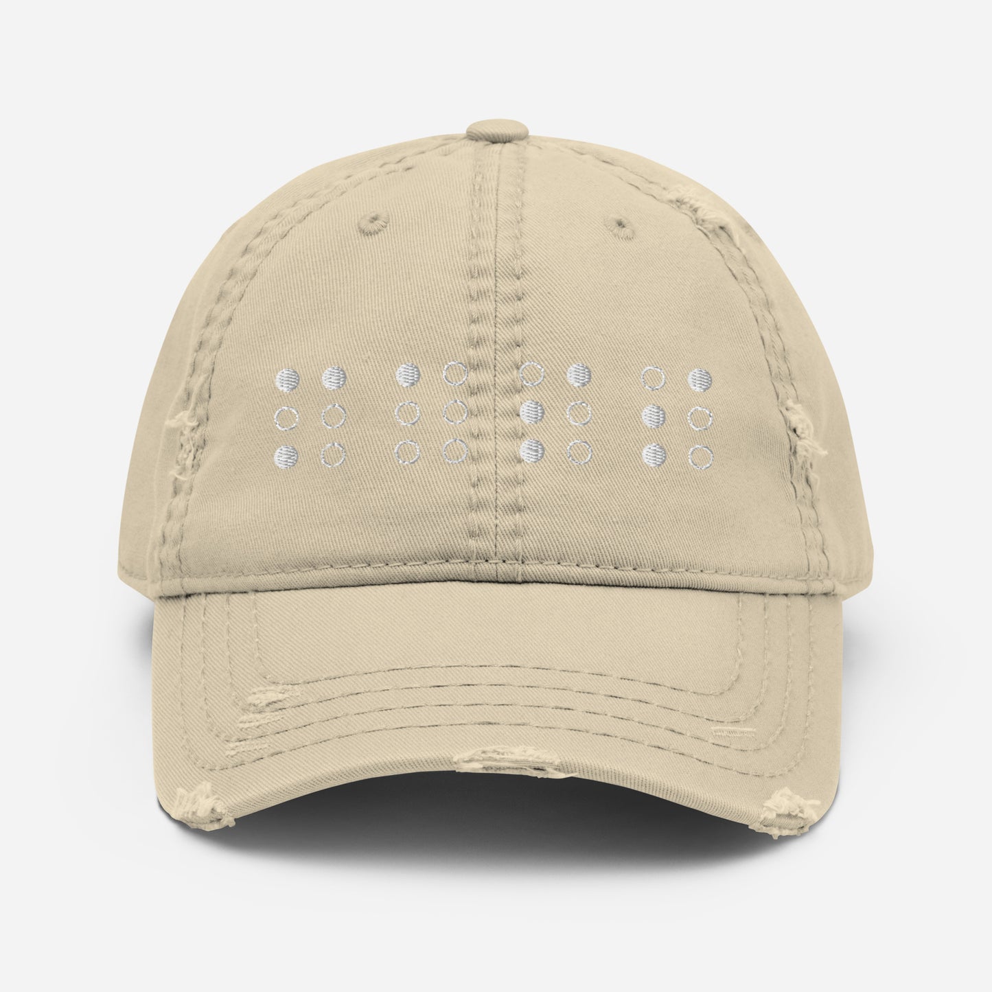 MASS Braille - Distressed Dad Hat