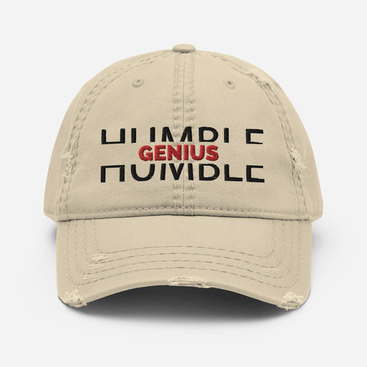 Humble Genius - Distressed Dad Hat