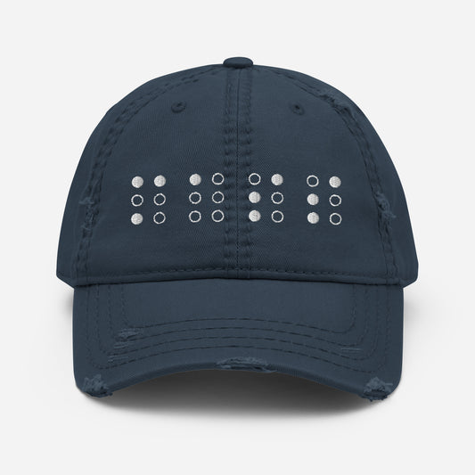 MASS Braille - Distressed Dad Hat